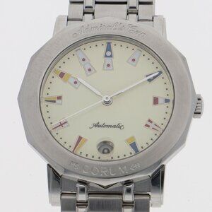 WATCH CORUM 89.430.20 V585 admiral cup Ivory SS AT